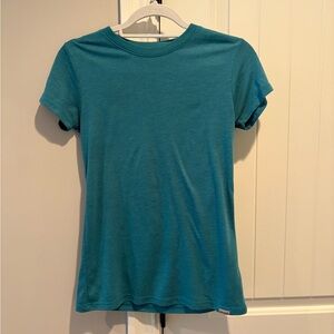 Elegant Teal Short Sleeve Women's Tee